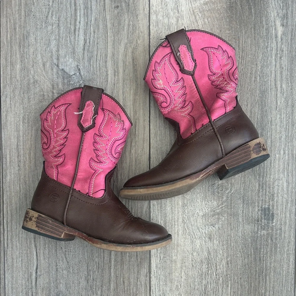 Toddler Girls Roper Cowgirl Boots - Picture 1 of 7